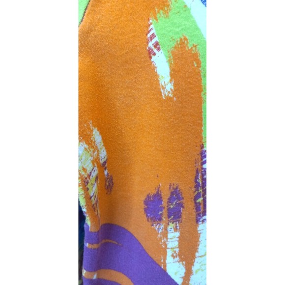 Westbound Small 100% Cotton T Shirt Bright Colors 3/4 Sleeve Boat Neck *O - Picture 5 of 6